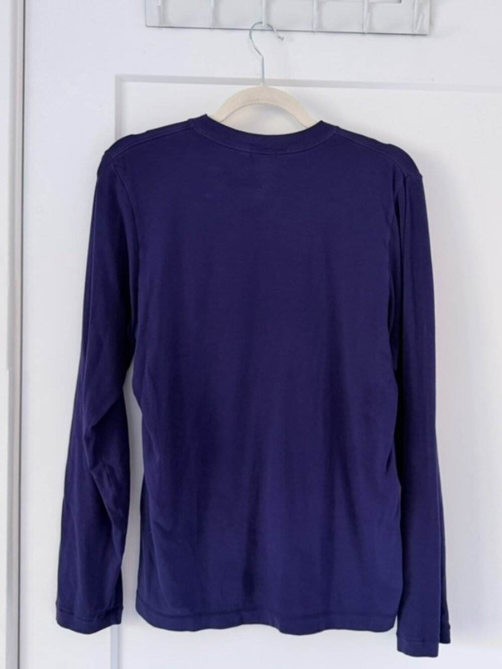 Skims BOYFRIEND LONG SLEEVE T-SHIRT | CONCORD / XXS - Picture 6 of 6